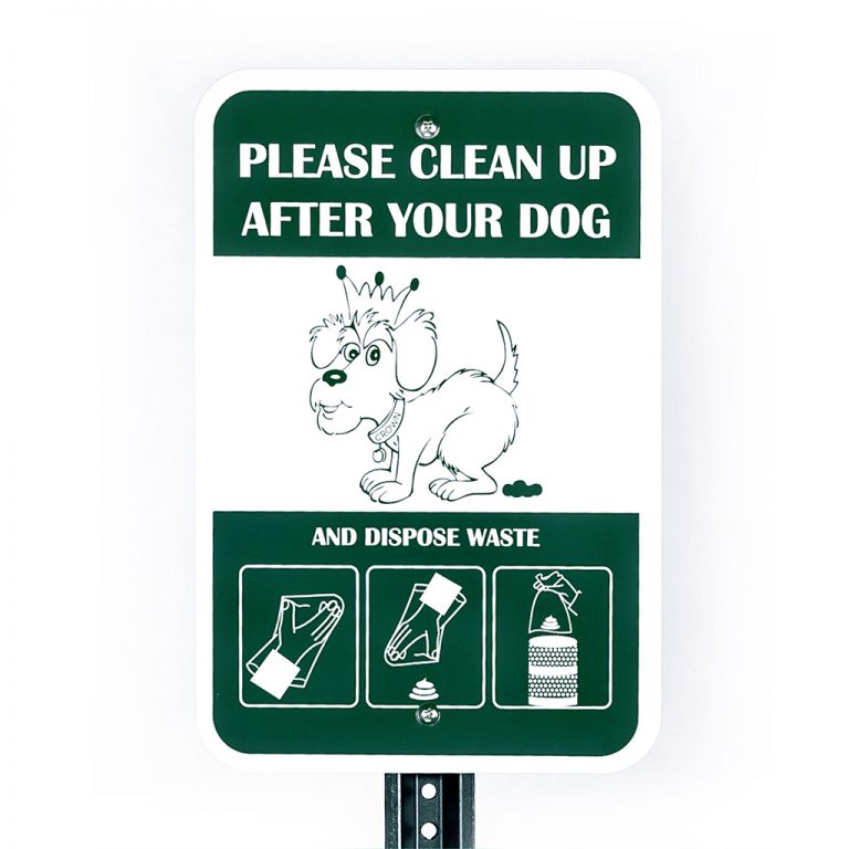 Poopy Pouch "Please Clean Up After Your Dog" Sign Crown Products