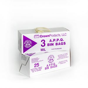 An image of our 15-gallon USDA APHIS Compliant Garbage Bin Bags
