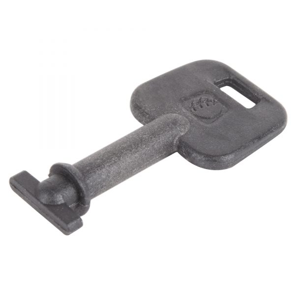 An image of the replacement key for our Wipe-A-Way dispenser.